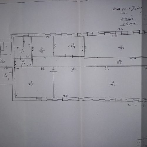 Plans.Vecais Gals.Otrais Stavs (Visas Vecas Telpas) - 2